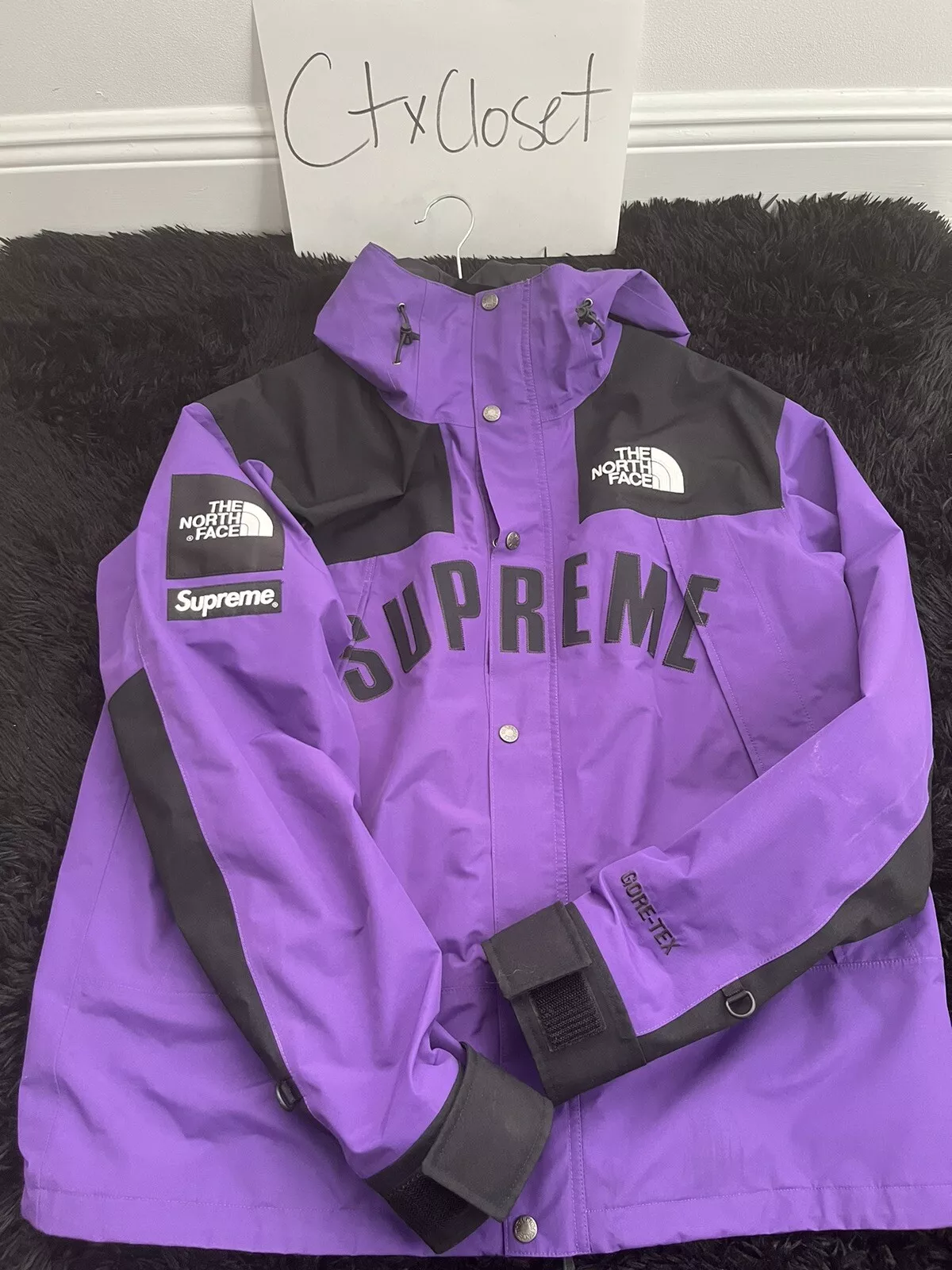 Veste parka violette Supreme Northface TAILLE L