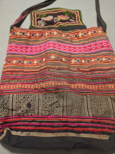 Old Vintage embroidered vestment bag - Picture 6 of 8