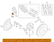 CHRYSLER OEM 00-22 1500 Classic Brake Components-Caliper Support Bolt 6506599AA