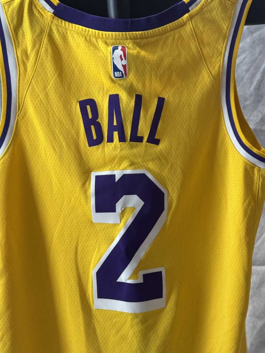 NBA 　LAKERS Lonzo Ball #2 Los Angeles Lakers NBA Swingman Basketball