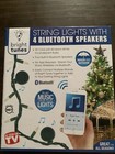 4 Bright Tunes Green String Lights w/4Bluetooth Speakers Party or XMas Tree NEW