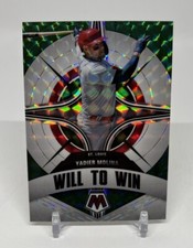 2022 Panini Mosaic Yadier Molina Will to Win Green Mosaic Prizm #WW-1
