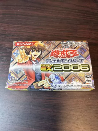Gameboy Advance Yugioh Duel Monsters Expert Ex 2006 w/sealed 3-card TCG Pack