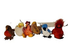 Lot Of 6 Beanie Baby Birds Collection