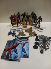 Vintage Spiderman 3 Movie Action Figures Lot Hasbro Marvel Mr Sandman Goblin 