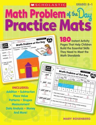 Mary Fix Math Problem Math Problem of the Day Practice Mats : 180 Instant Activity Pages That ...