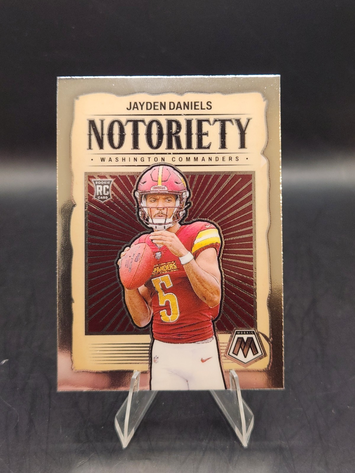 2024 Panini Mosaic Jayden Daniels Notoriety #19