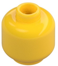 LEGO New Volcano Explorer Minifigure Head Yellow Beard Stubble Scar D217