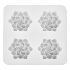 DIY Handmade Soap Making Mold 4-hole Soap Candle Mold DIY Silicone Mold