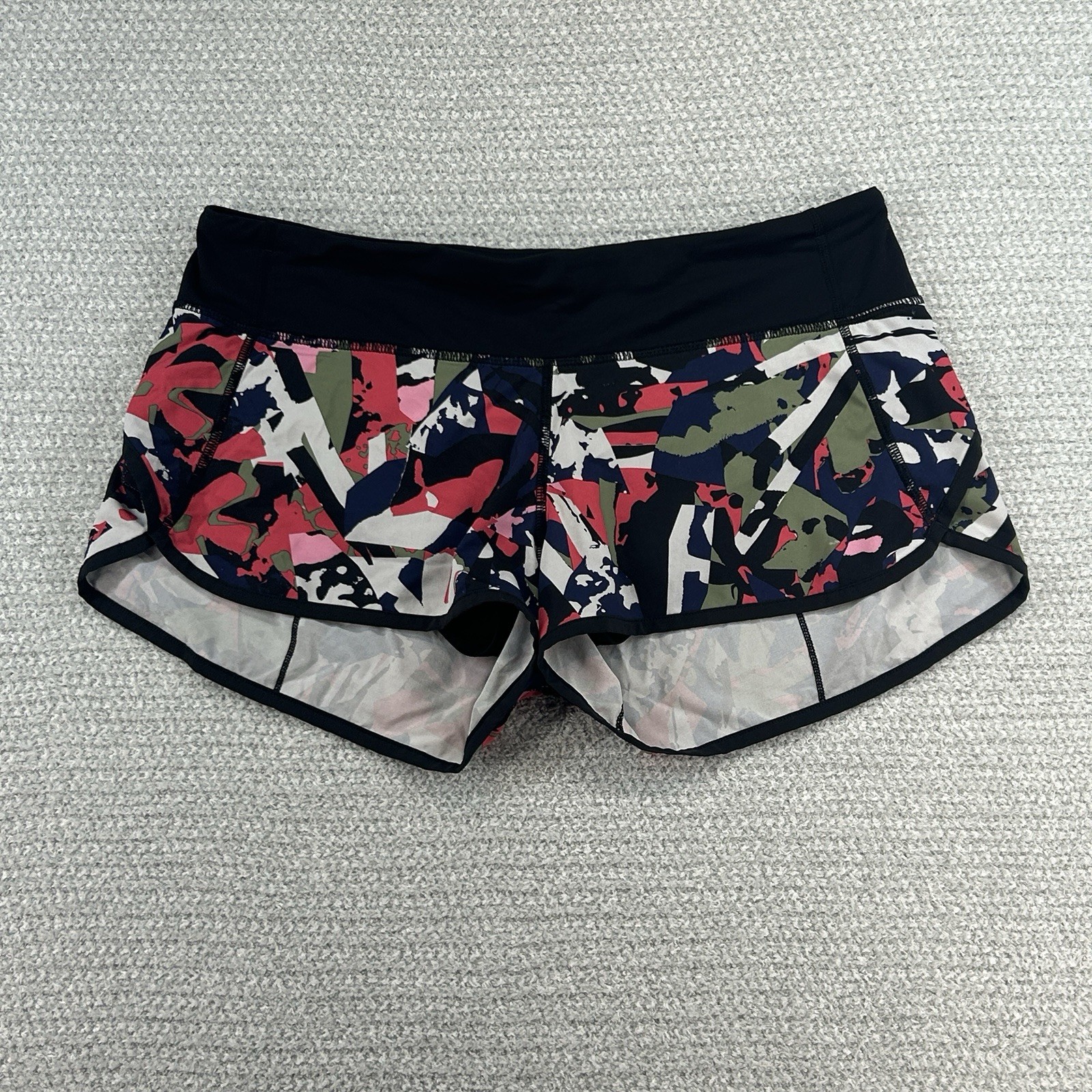 Lululemon Womens Speed Up 2 Inch Lined Running Shorts Size 8 with Zip Pocket Athleisure