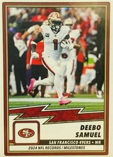 Deebo Samuel 2025 Panini NFL #21 Sticker San Francisco 49ers