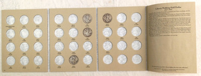 Liberty Walking Half Dollar 1937-1947 US Coins Starter Set Incomplete 4 Coins