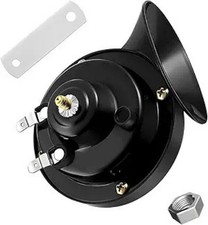 Super Loud Train Horn, 12V 5A Waterproof High Tone Electric Snail Color: Black