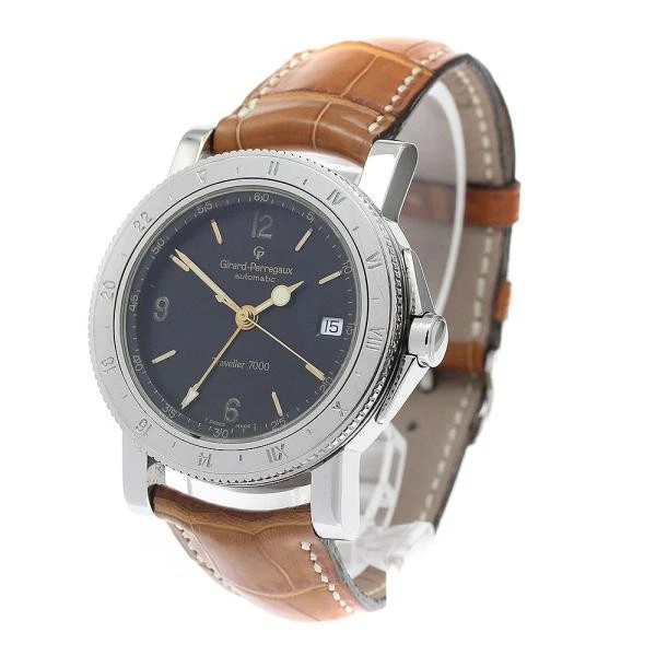 Girard Perregaux — Girard-Perregaux 7200 38mm SS Black Dial Automatic Date Watch #C15565