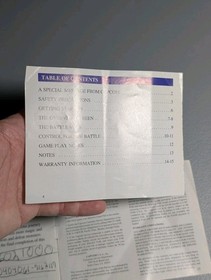 **No Game** Read Description - Gargoyle's Quest II 2 - Nintendo NES- Manual Only