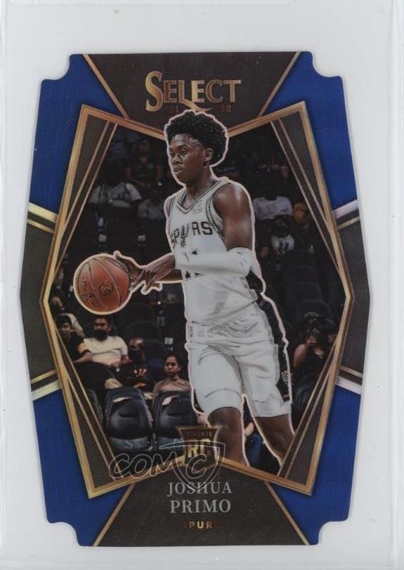 2021 Panini Select Premier Level Blue Prizm Die-Cut /249 Joshua Primo Rookie RC