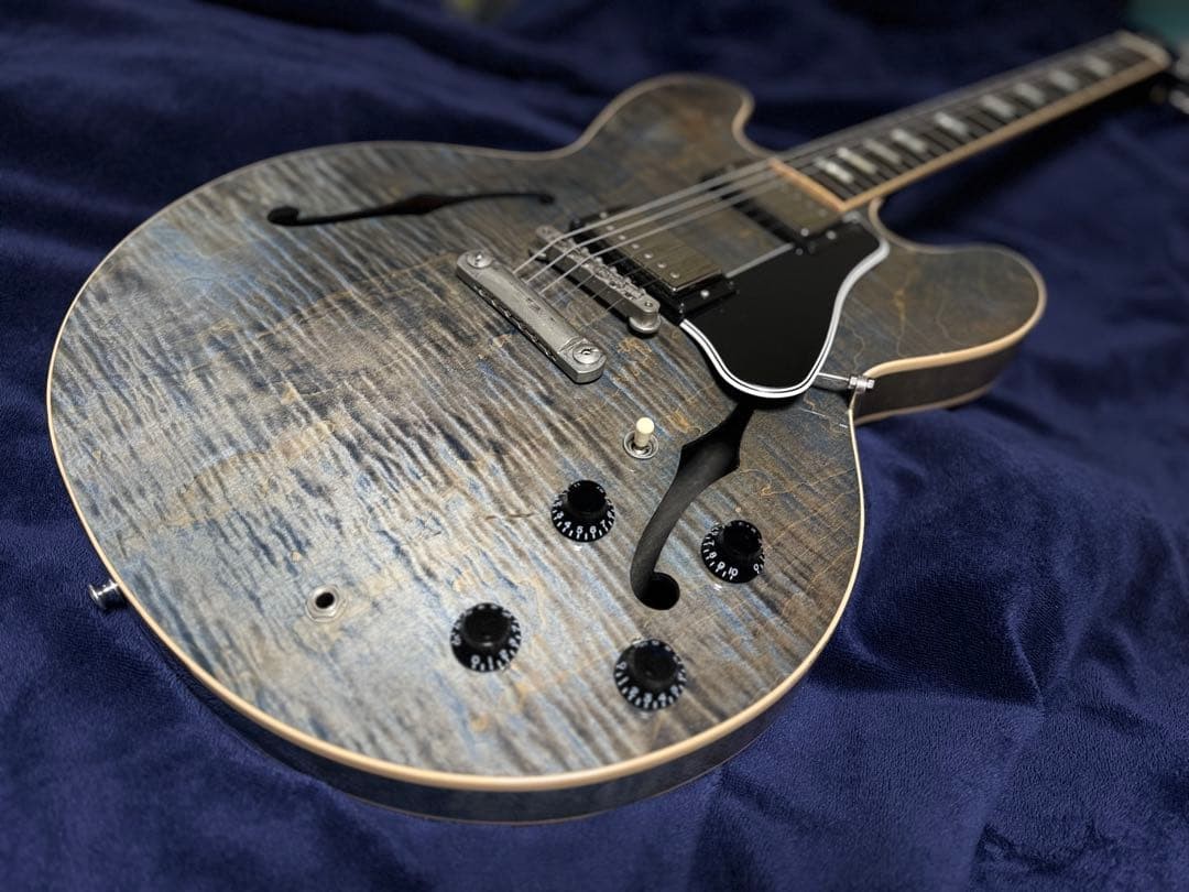 ギター GIBSON Memphis ES-335 figured indigoBlue GIBSON Memphis ES-335 figured indigoBlue | eBay