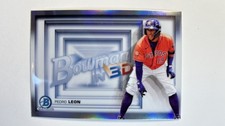 2022 Bowman Pedro Leon Bowman in 3D Chrome #B3D-18 Houston Astros