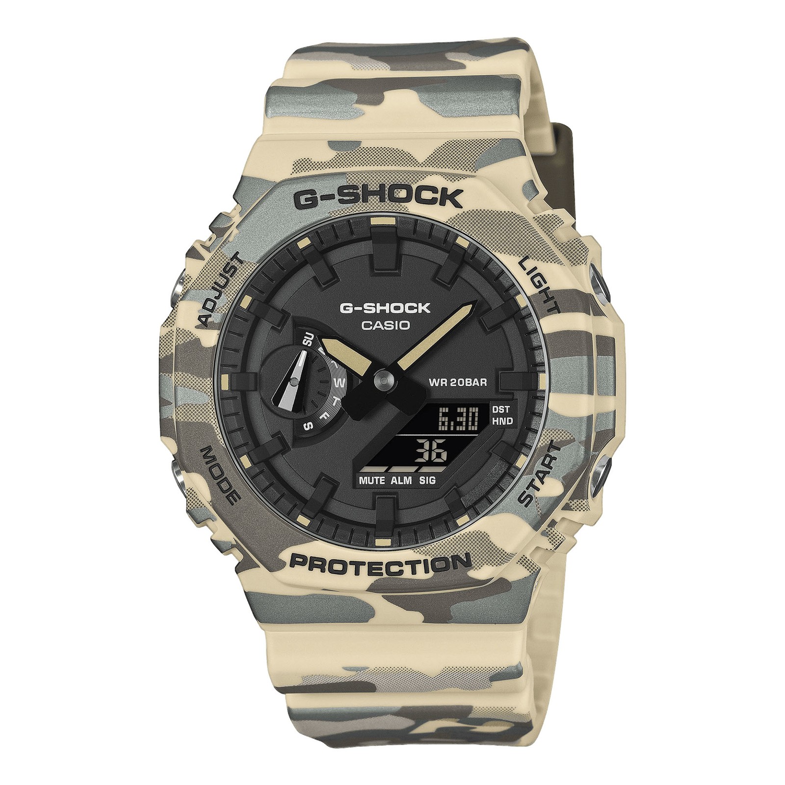 Casio G-Shock 2100 Series Camouflage Watch GA-2100CM-5AER