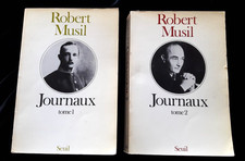 JOURNAUX 2 TOMES ROBERT MUSIL LITTERATURE/ALLEMAGNE 830