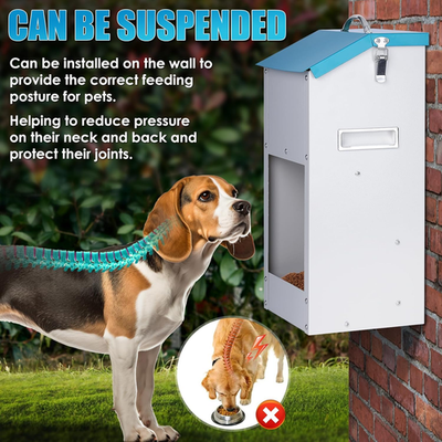 Automatic Cat Feeder Outdoor 59Cups/14L Automatic Dog Feeder Cat