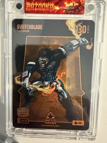 2026 Bo Jackson Battle Arena Switchblade Fire Alpha Battlefoil