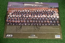 2008 Seattle Seahawks Seahawks Signed Team Photo Justin Forsett & Julian Jones