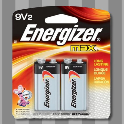 2 Max 9V 9 Volt E522 Alkaline Battery