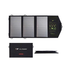Portable solar panel 5V 21W foldable waterproof USB ALLPOWERS charger battery