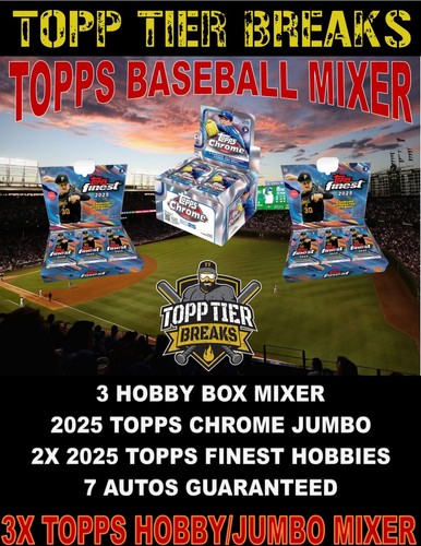 RANDOM TEAM 30 TOPPS FINEST & TOPPS CHROME HOBBY/JUMBO 3X BOX BREAK #RT11