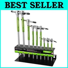 T-Handle Hex Allen Key Set for Fast Spinning Action - 9 Pc