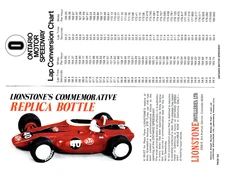 PRINT AD, 1970 Lionstone Commemorative Replica STP Turbo Car 40 Ontario Speedway
