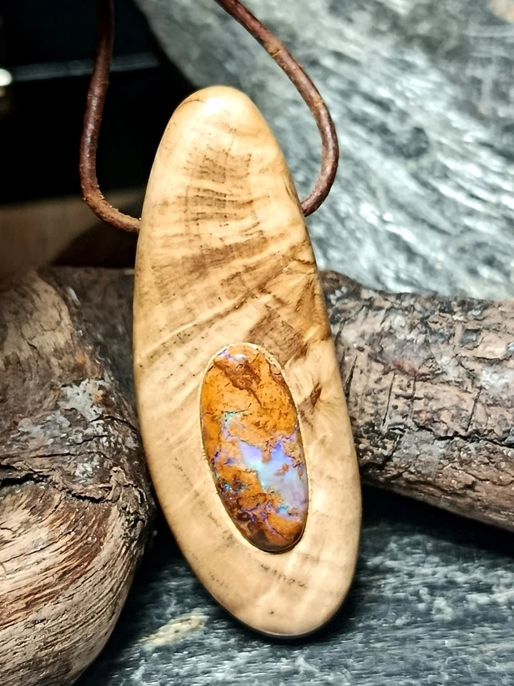 Baumperlen & Opal Anhänger