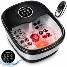 Collapsible Foot Spa Bath with Heat  Remote Control, Bubble Massage, Tempera...