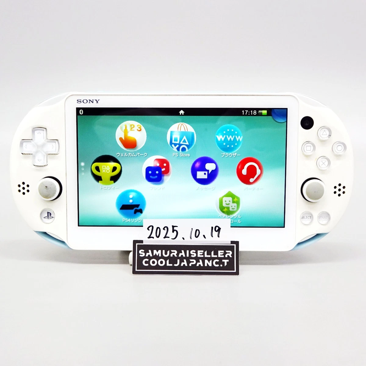 Sony Playstation PS Vita Light Blue White PCH-2000 ZA14 Console
