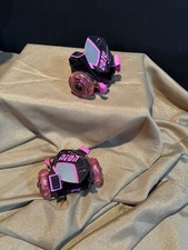 Yvolve Neon Street Rollers   Light Up Wheels Adjustable Skates Pink Preowned