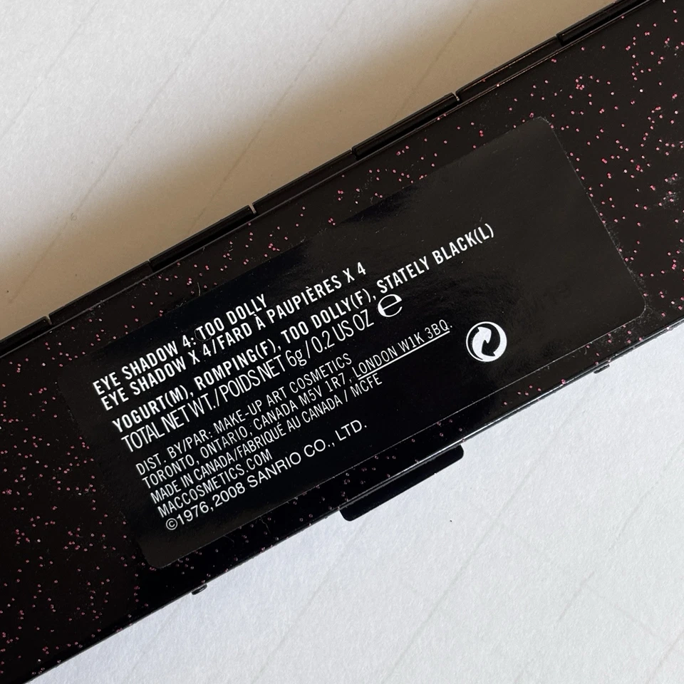 MAC HELLO KITTY TOO DOLLY SOMBRA DE OJOS PALETA X4 - COLECCIÓN KITTY KOUTURE 2009 Foto 3 de 4