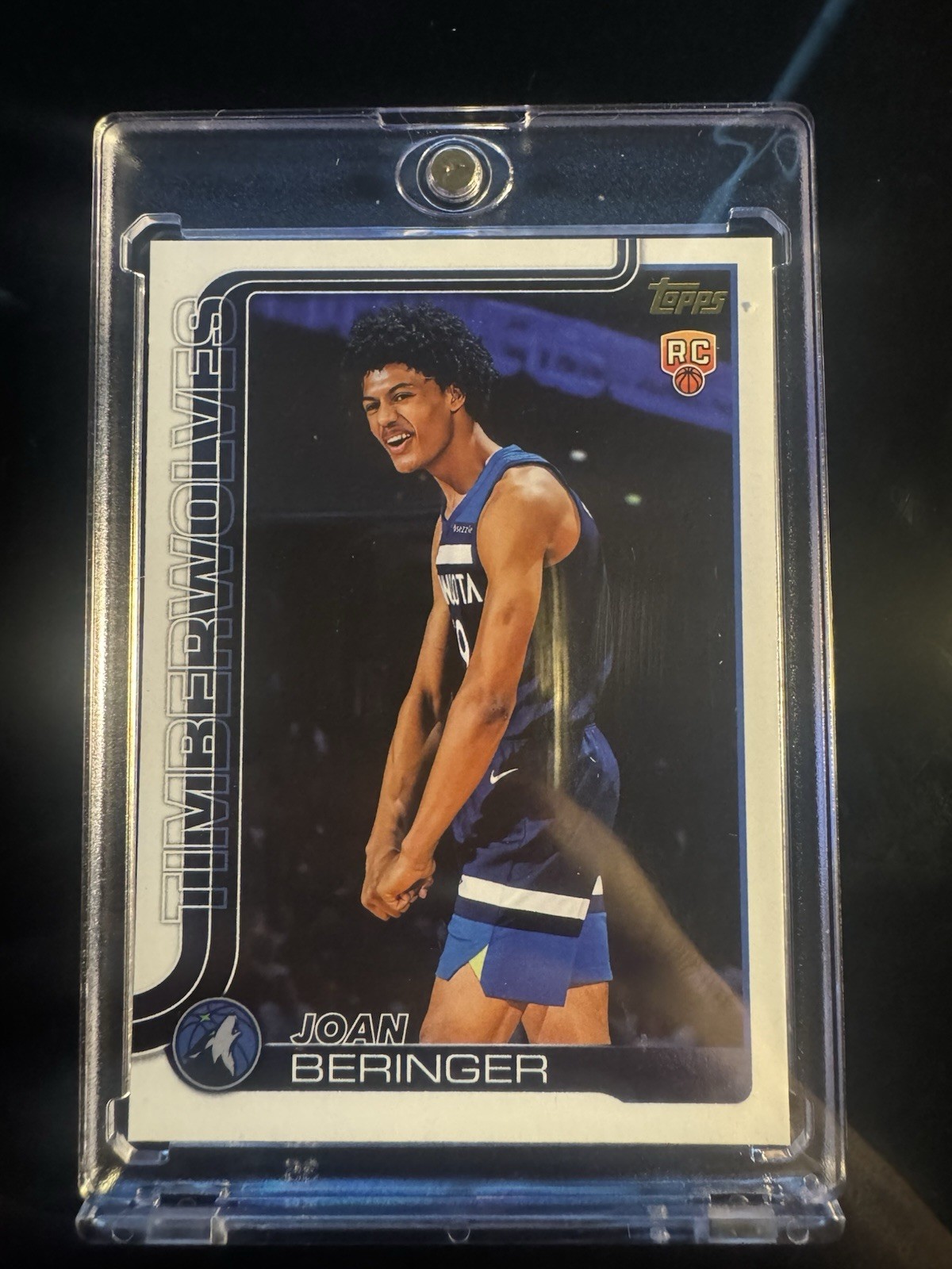 2025-26 Topps Joan Beringer #217 GOLDEN MIRROR IMAGE VARIATION SSP Rookie MINT