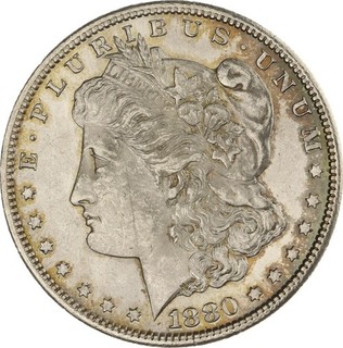 USA Morgan Dollar 1880 S