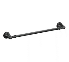 MOEN Banbury 18 in. Towel Bar in Matte Black