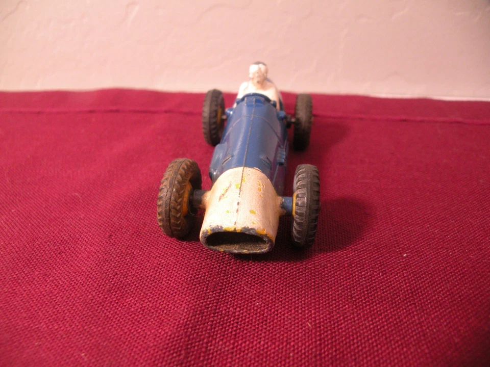 Vintage Dinky Toys Ferrari 234 Blue Diecast Race Car England Meccano 1950s Toy - Image 2 of 4