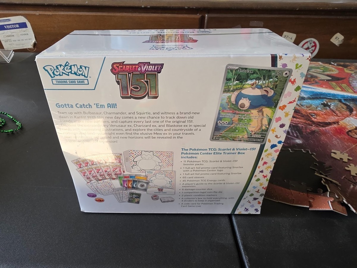 Pokmon TCG: Scarlet & Violet  151 Elite Trainer Box (Pokmon Center  Exclusive) | eBay