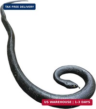 53 Rubber Snake Realistic Fake Snakes Toy for Fools Day Pranks Halloween