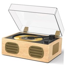Portable CD Player with Speaker, Retro CD Player with Bluetooth Input apricot