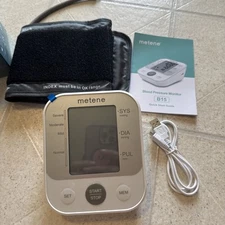 Preowned Metene B15 Blood Pressure Monitor - Digital - Upper Arm / COMPLETE SET