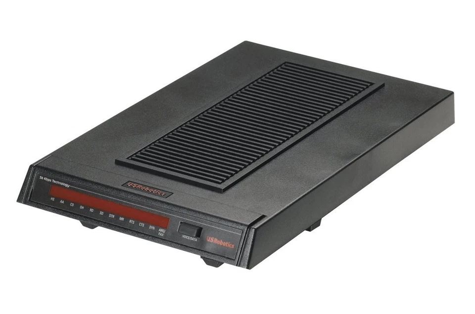 US Robotics USR courier 56k v90 v92 external business fax/modem rs-232 /USR3453C - Image 2 of 2