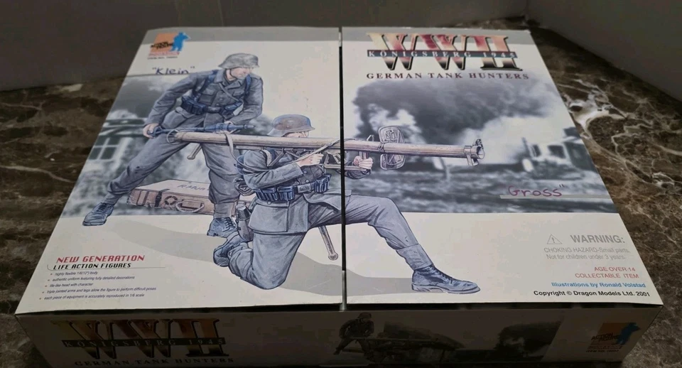 Dragon Toys WWII 1945 Konigsberg Klein German Tank Hunters 12" Figure 2001 NIB - Image 4 of 4