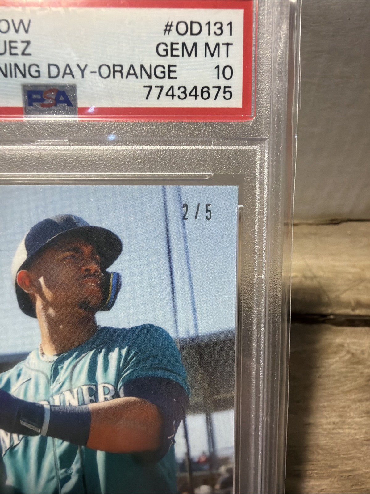 2023 Topps Now JULIO RODRIGUEZ #131 - PSA-10 Road To Opening Day /25🔥🔥🔥 view 2