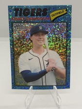 2026 Topps Heritage Kerry Carpenter #343 Chrome Light Blue Sparkle Refractor