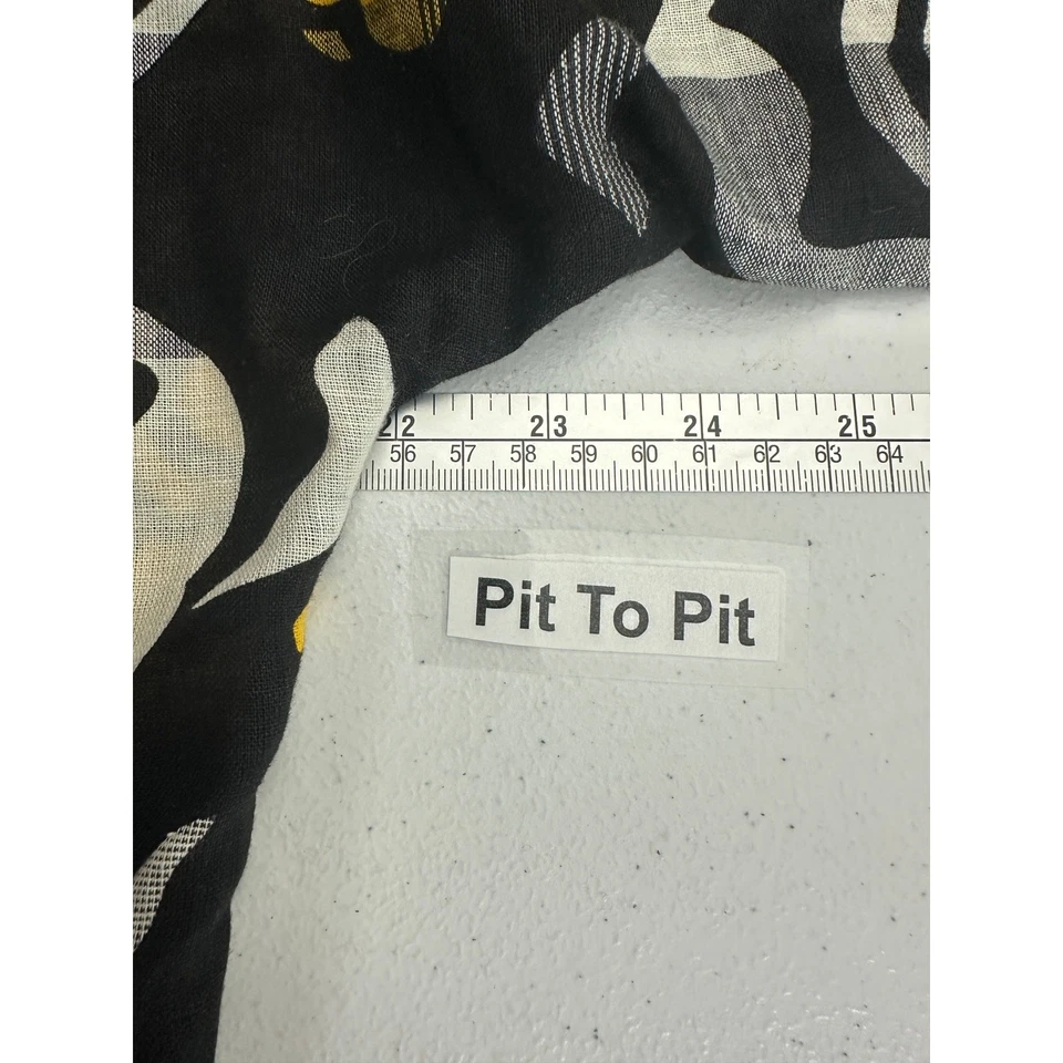 Chaqueta para mujer Pearl C talla 6 vintage mezcla de lino abstracto floral amarillo negro Foto 4 de 4